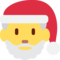 Santa Claus emoji on Twitter